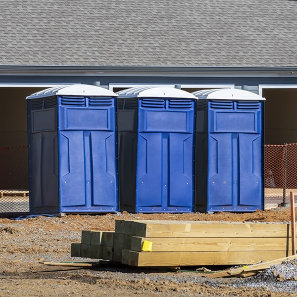 how do you ensure the portable toilets are secure and safe from vandalism during an event in Wirt NY